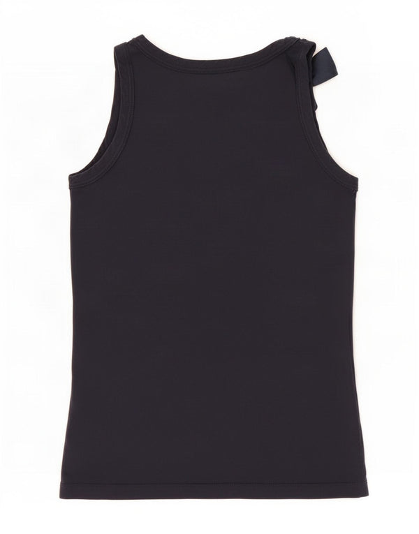 Top Colete Benetton Menina 10-11 Anos XL Azul Marinho Algodão