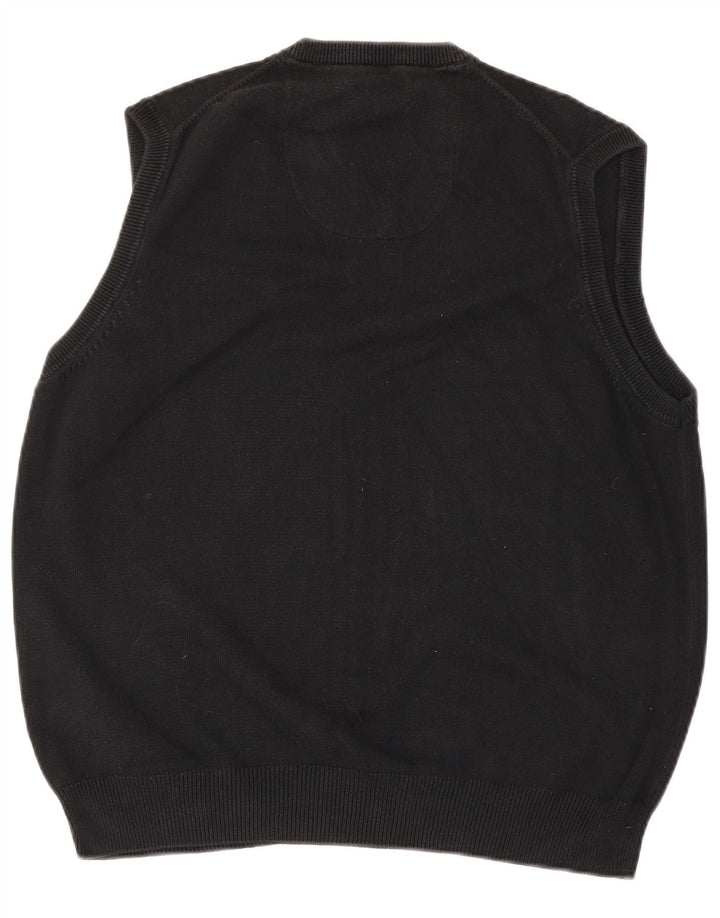 MARKS & SPENCER Mens Regular Fit Colete Regata Grande Preto