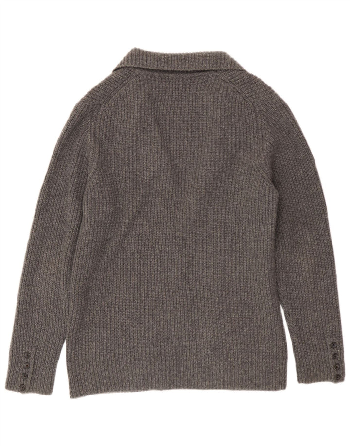 Suéter masculino Massimo Dutti Cardigan XL cinza