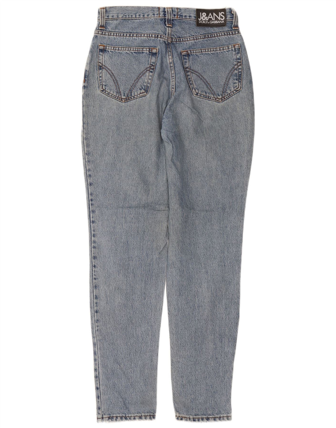 DOLCE & GABBANA Jeans feminino de cintura alta W28 L31 Azul