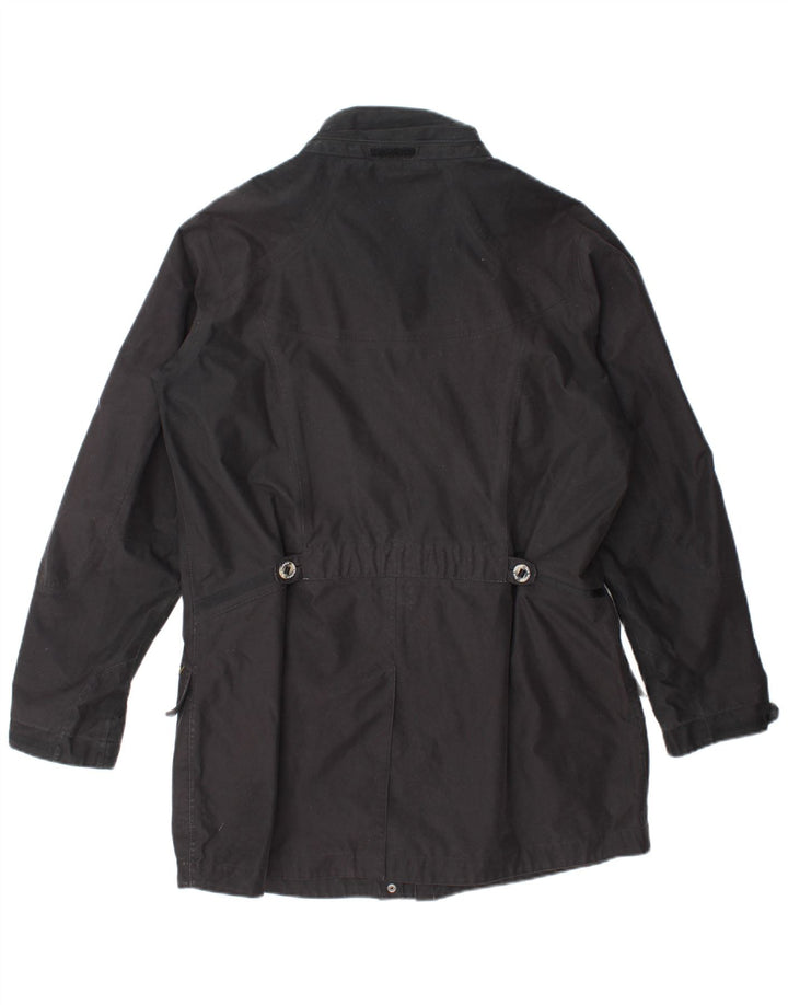 Casaco corta-vento feminino Jack Wolfskin Reino Unido 18/20 XL poliéster preto