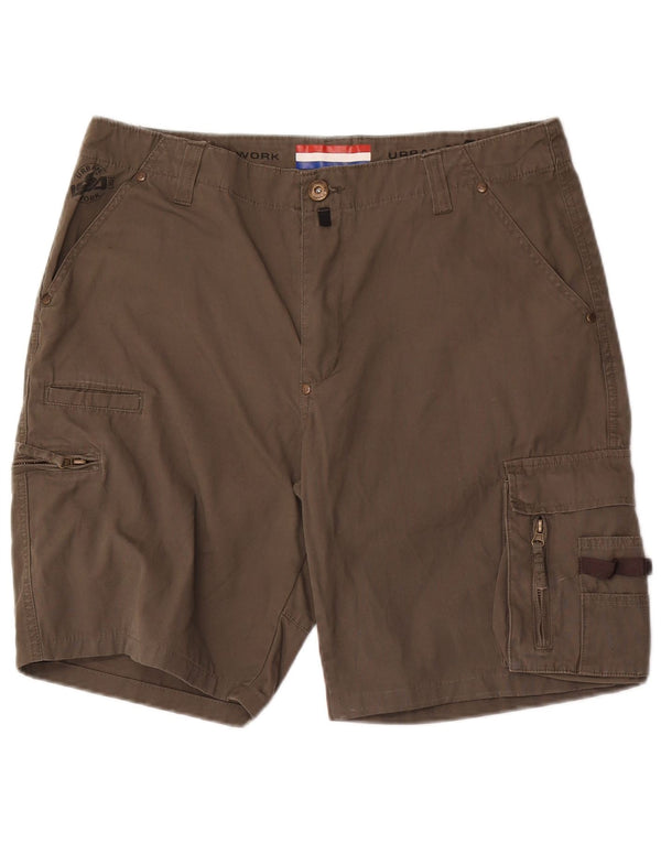 Shorts cargo masculino Issa grande W36 cáqui
