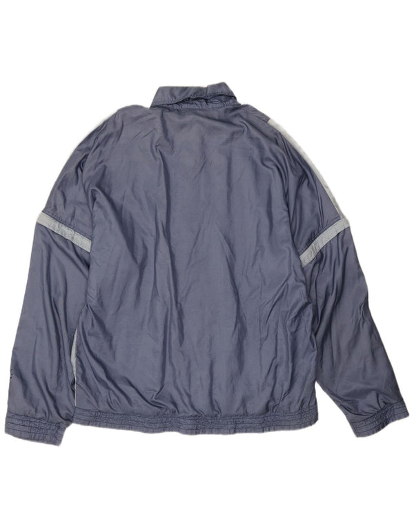 Rucanor masculino unissex agasalho top jaqueta Reino Unido 44 XL azul marinho colorblock