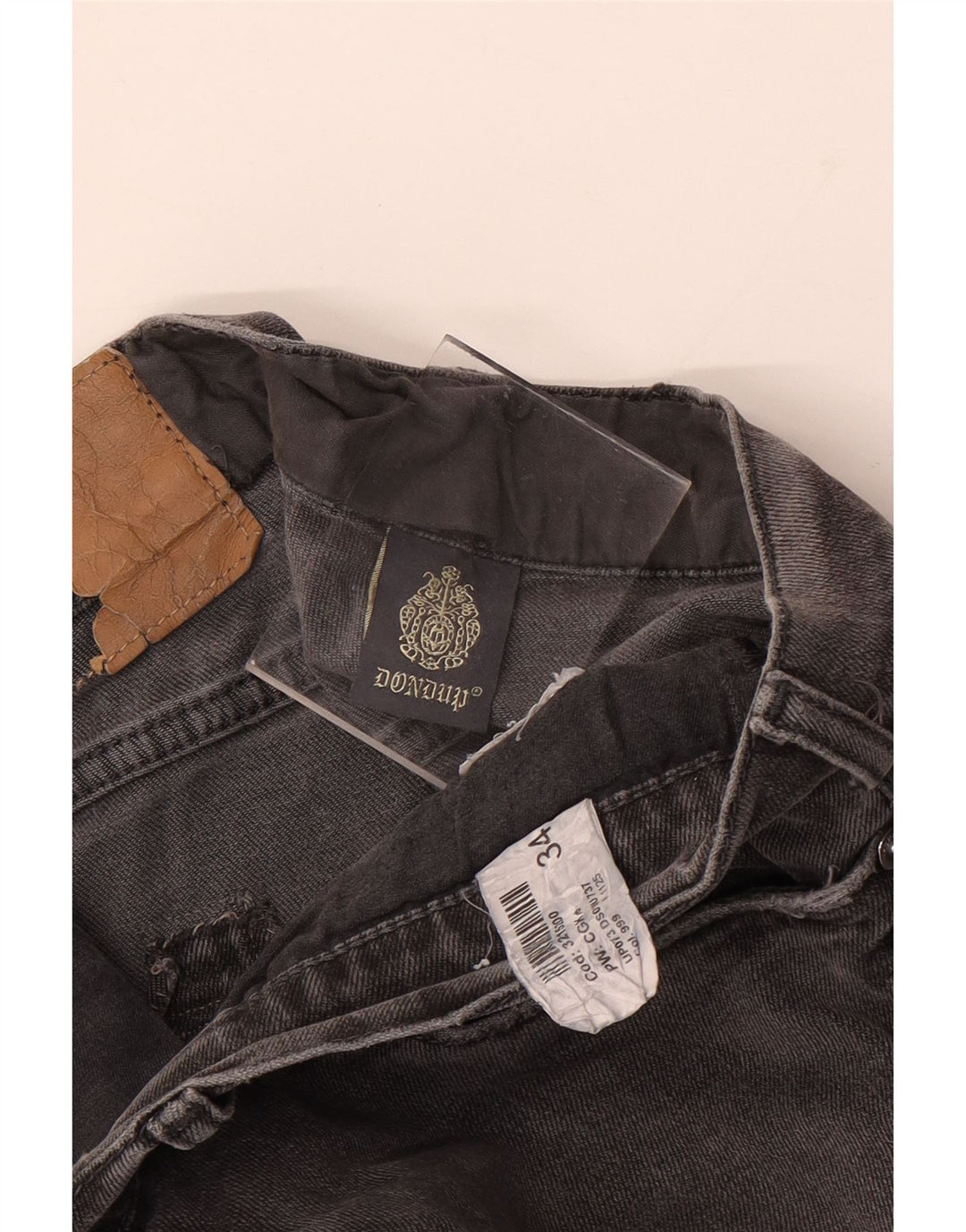 Jeans retos masculinos Dondup W34 L31 cinza