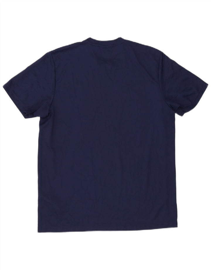 Camiseta Masculina Adidas Aeroready Tamanho Large Azul Marinho Poliéster