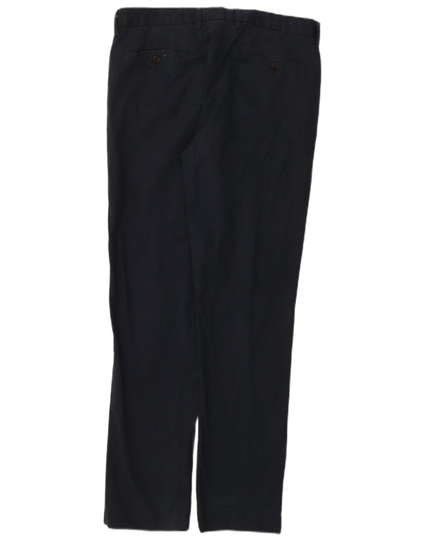 J. Crew Calça masculina BOWERY Slim Fit Chino W33 L32 Algodão Azul Marinho