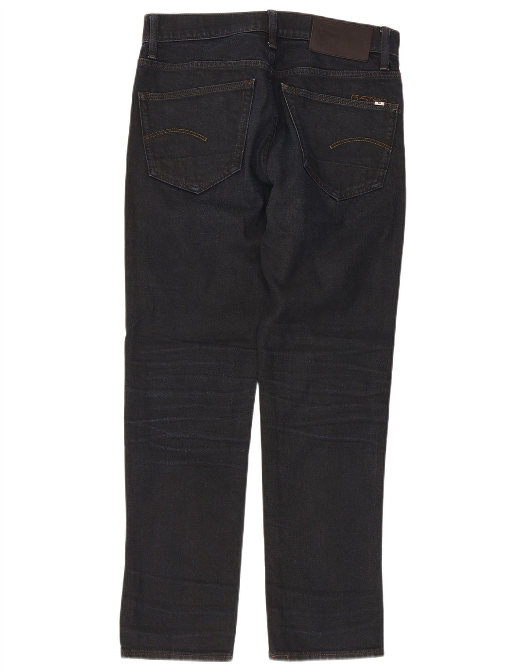 G-Star Masculino 3301 Slim Jeans W29 L30 Azul Marinho Algodão