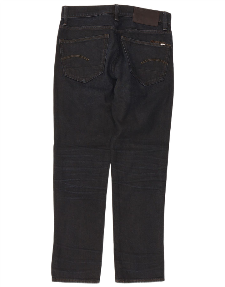 G-Star Masculino 3301 Slim Jeans W29 L30 Azul Marinho Algodão