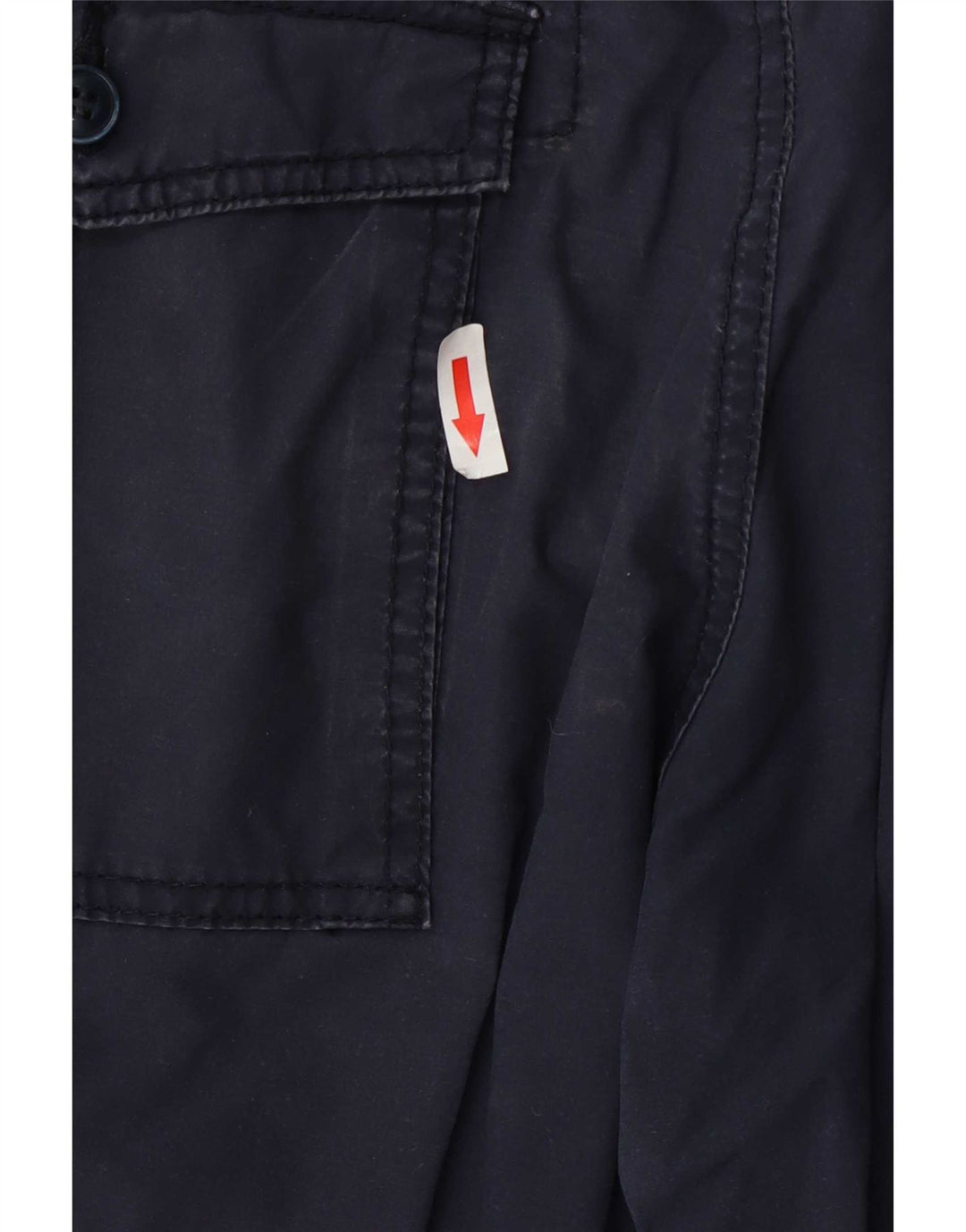 Calvin Klein Mens Chino Shorts W32 Médio Algodão Azul Marinho