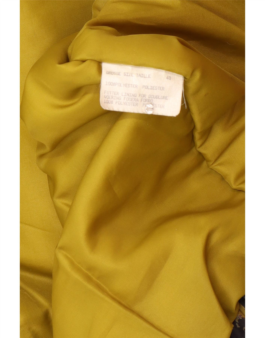 Jaqueta corta-vento feminina vintage EU 40 médio multicolorido geométrico