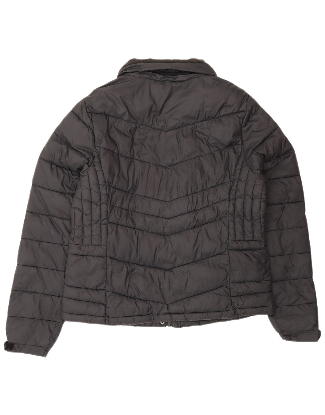 Jaqueta acolchoada feminina Superdry UK 16 grande policloreto preto
