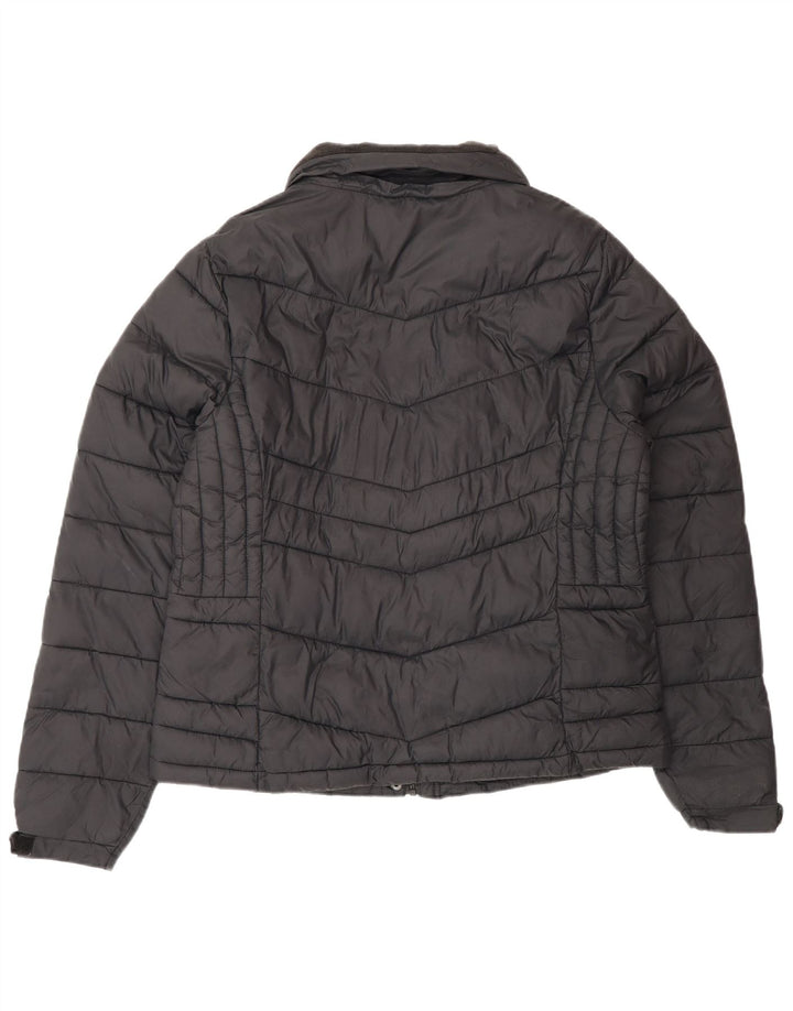 Jaqueta acolchoada feminina Superdry UK 16 grande policloreto preto