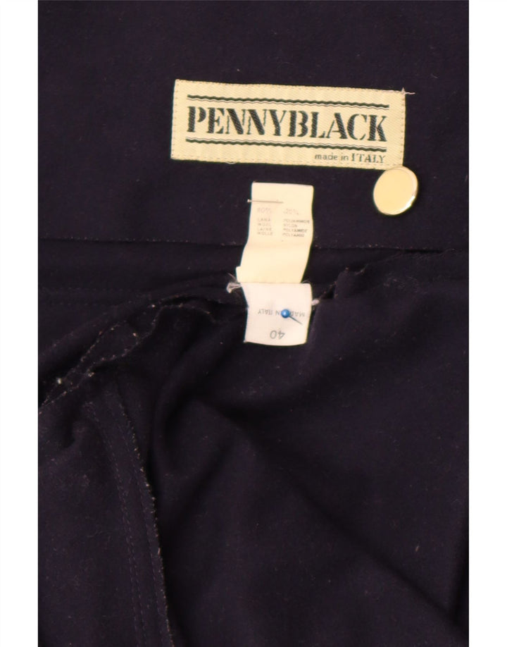Jaqueta blazer oversized feminina Penny Black Reino Unido 10 pequena azul marinho