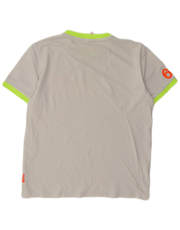 Sun68 camiseta gráfica masculina top 2XL algodão cinza