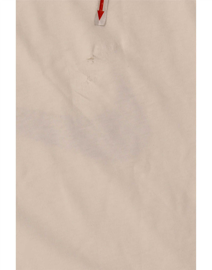 Camiseta Nike masculina gráfica Top médio algodão branco