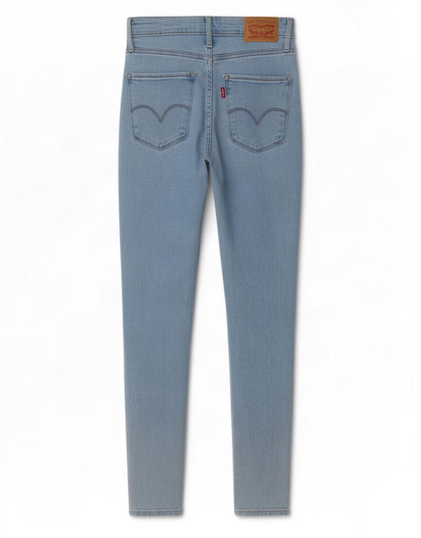 Calça jeans feminina Levi's 721 High Rise Skinny W25 L28 azul algodão