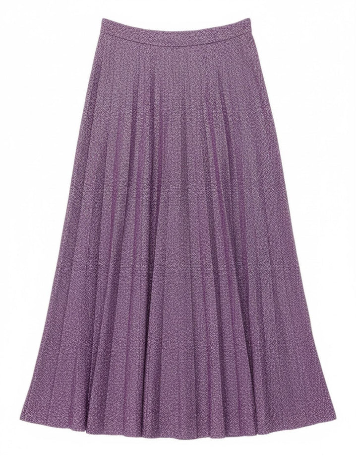 Saia maxi feminina vintage W30 médio roxo manchado