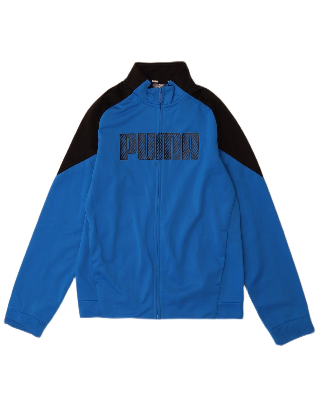 Jaqueta PUMA Boys Graphic Tracksuit Top 13-14 Anos Azul Colorblock