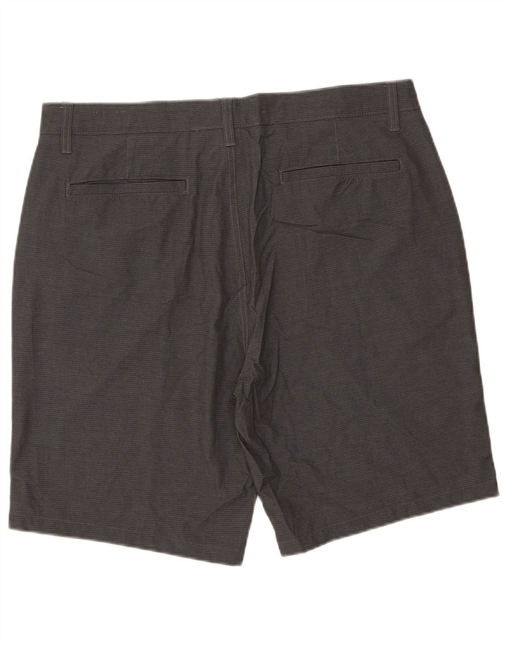 Hurley Mens Chino Shorts W36 Grande Poliéster Cinza