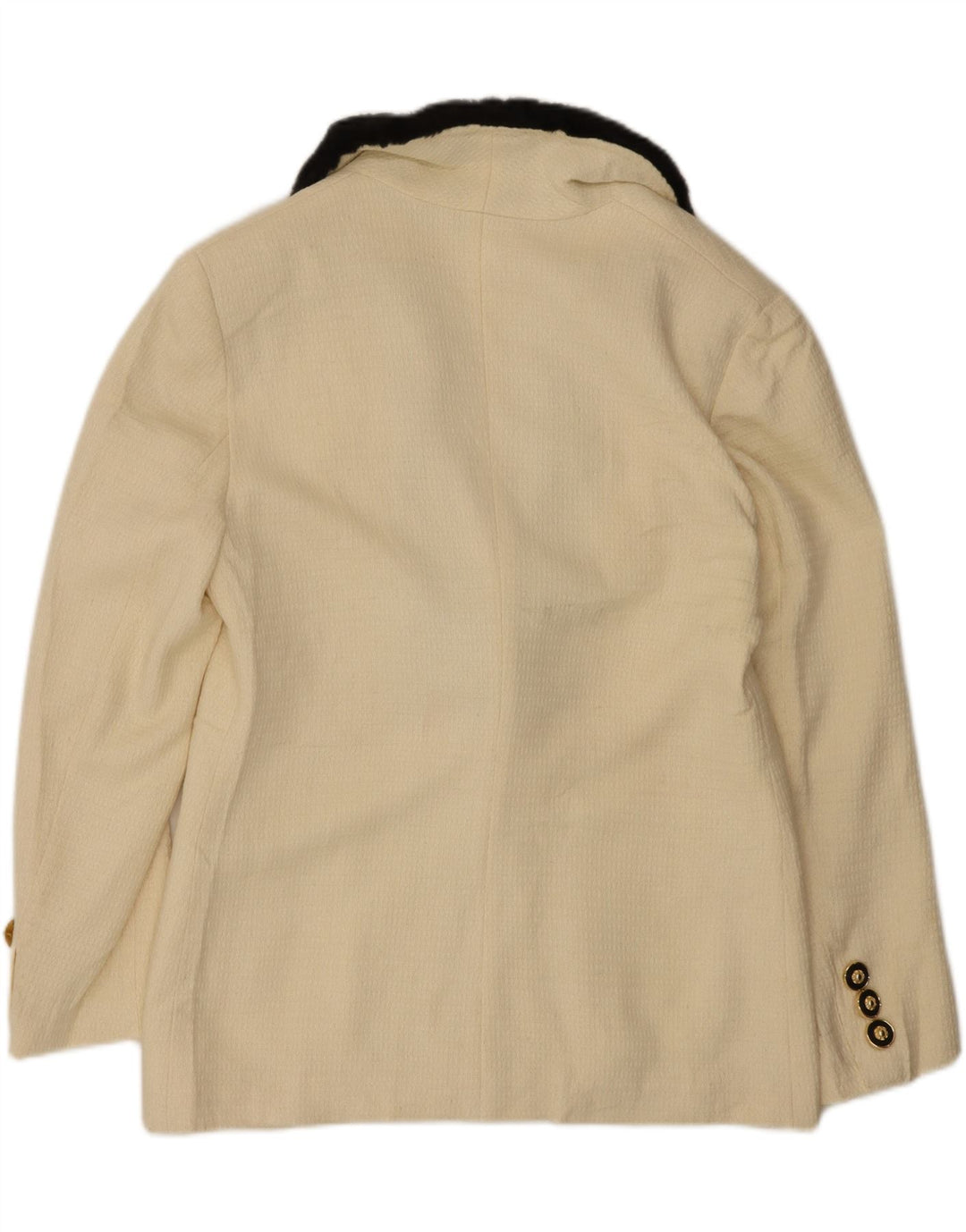 Jaqueta Blazer Masculina Vintage IT 48 Médio Off White Colorblock