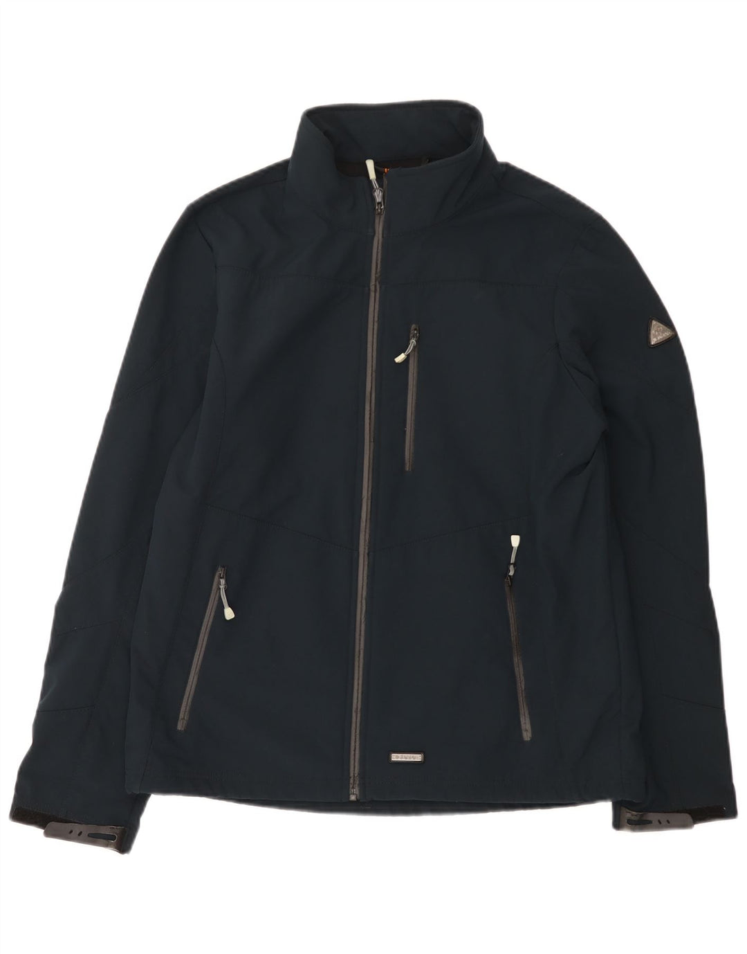 Jaqueta corta-vento masculina Iguana UK 40 grande azul marinho