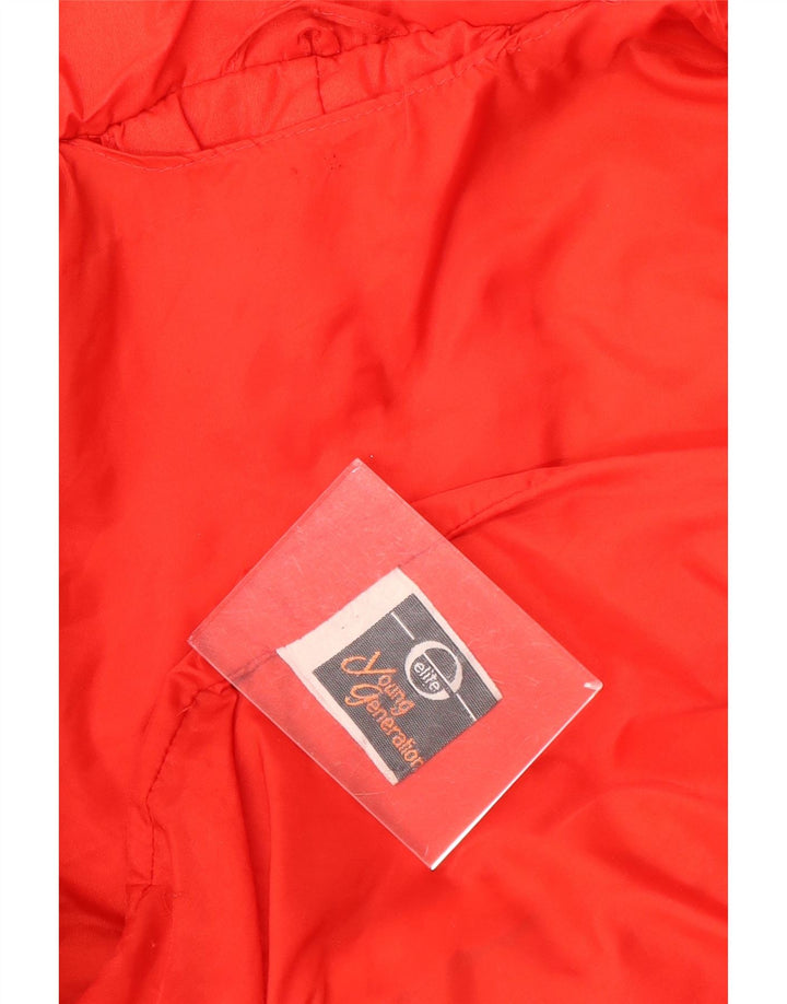 Jaqueta Elite Meninas Acolchoada 13-14 Anos Vermelho Colourblock Poliamida