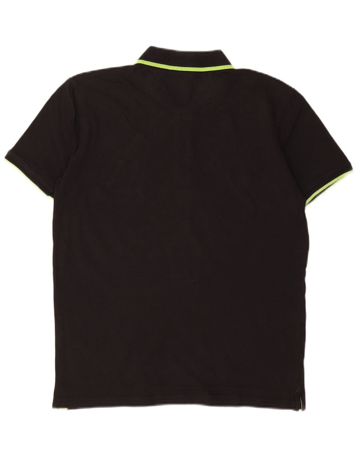Camisa polo masculina CHAMPION pequena preta