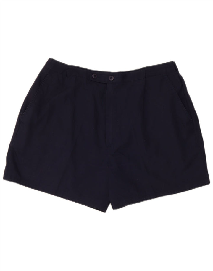 Shorts Chino Masculino Vintage W30 Poliéster Azul Marinho Médio