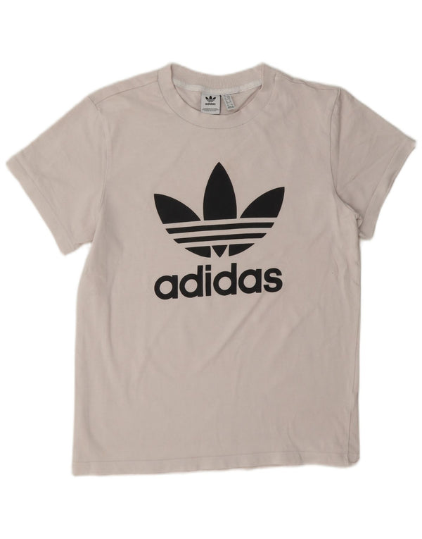 Camiseta Adidas Feminina Oversized Graphic Top UK 10 Pequena Rosa