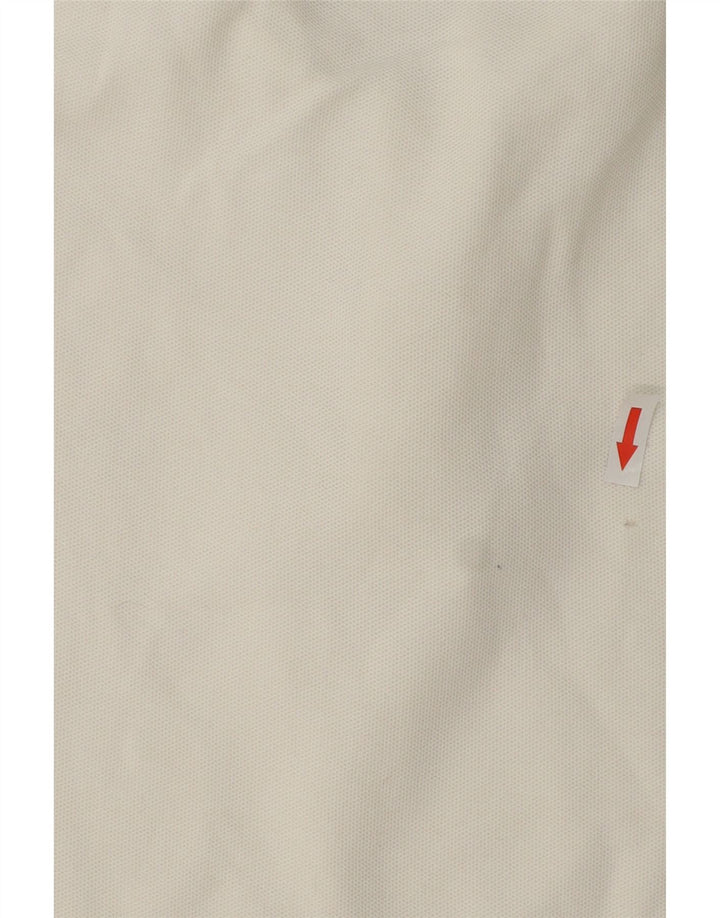 Camisa polo masculina Fila médio algodão branco