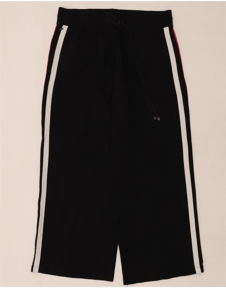 Calça de treino feminina Marks & Spencer UK 16 grande bloco colorido preto