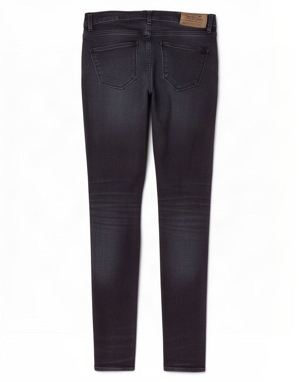 Calça jeans skinny feminina Zara EU 36 XS W26 L30 azul marinho algodão