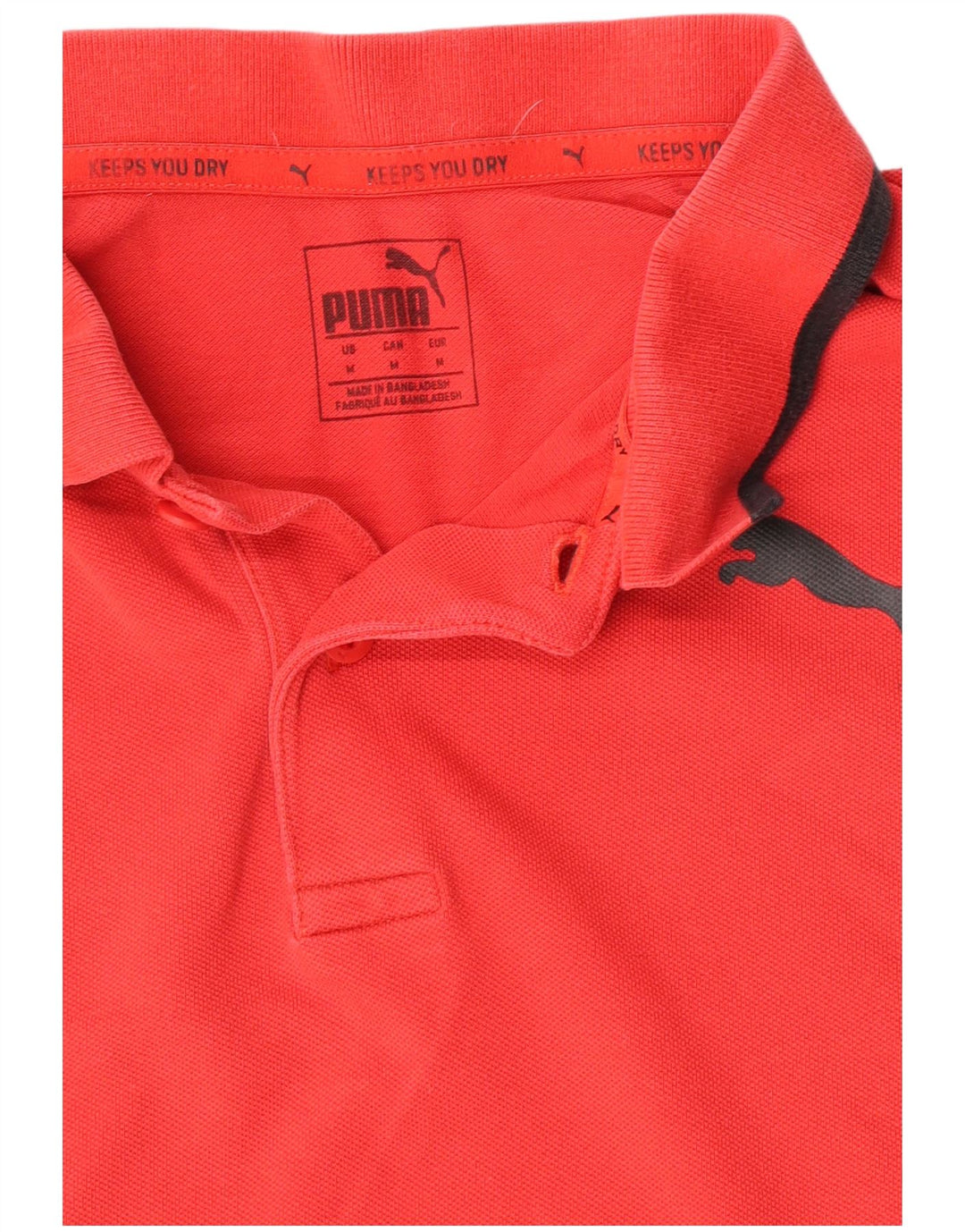 Camisa polo masculina Puma vermelha média
