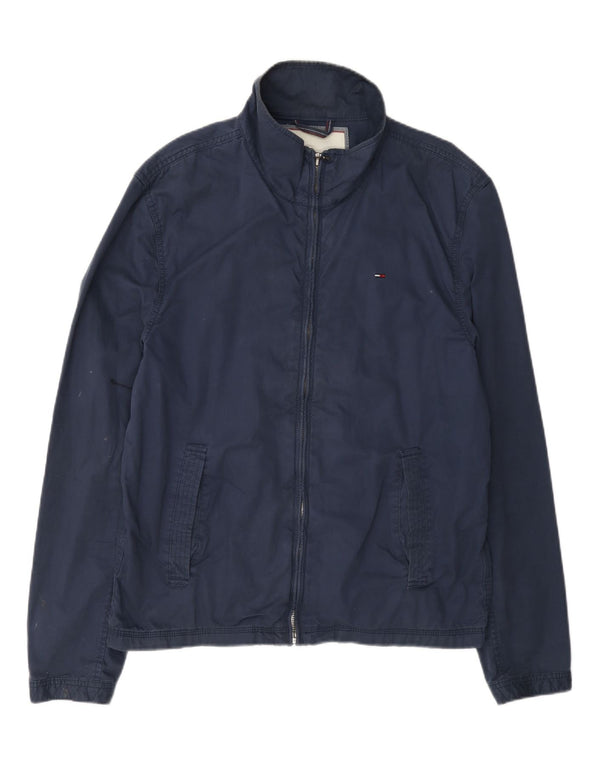 Jaqueta bomber masculina Tommy Hilfiger UK 42 XL algodão azul marinho
