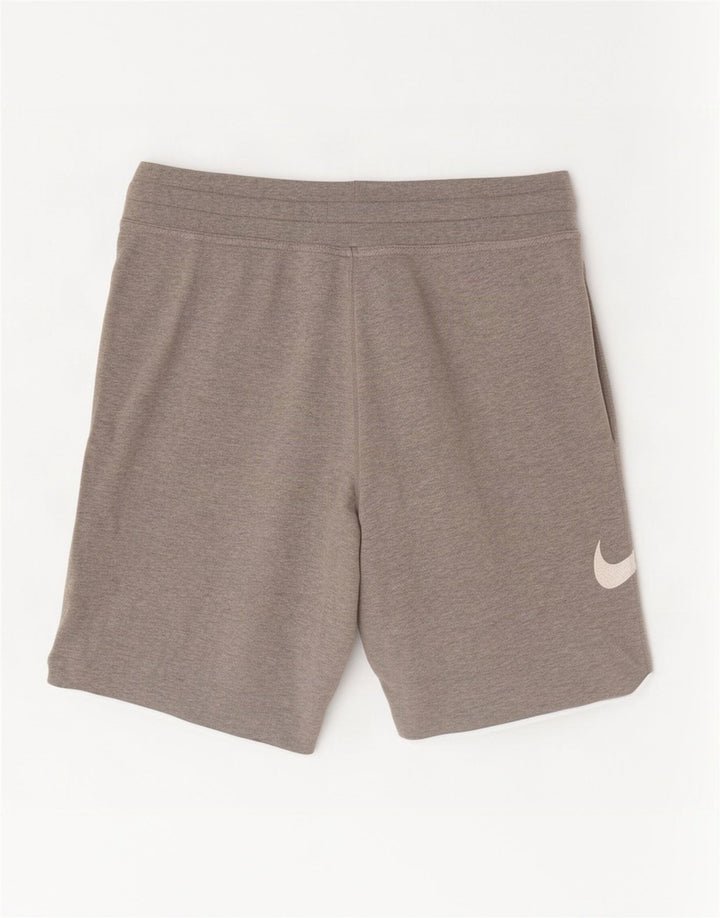 Shorts esportivos gráficos masculinos Nike médio cinza algodão