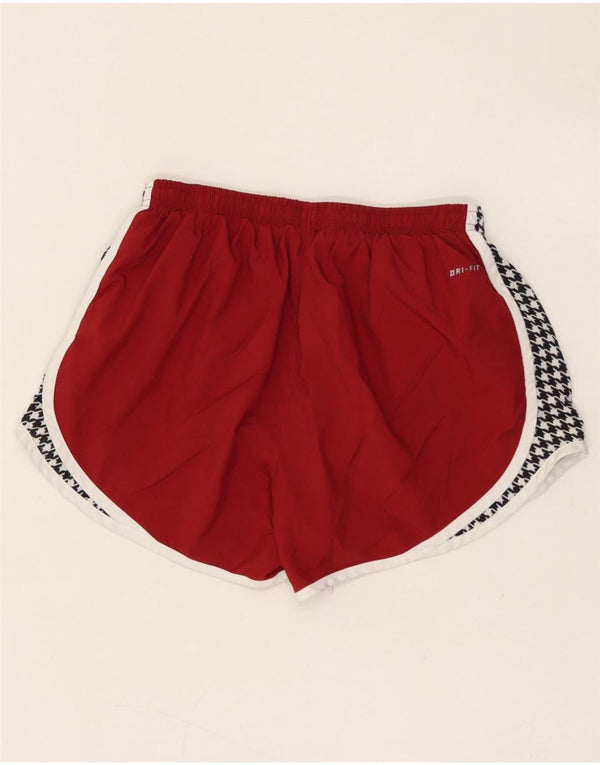 Shorts esportivos femininos Nike Dri Fit Graphic UK 12 médio marrom Houndstooth