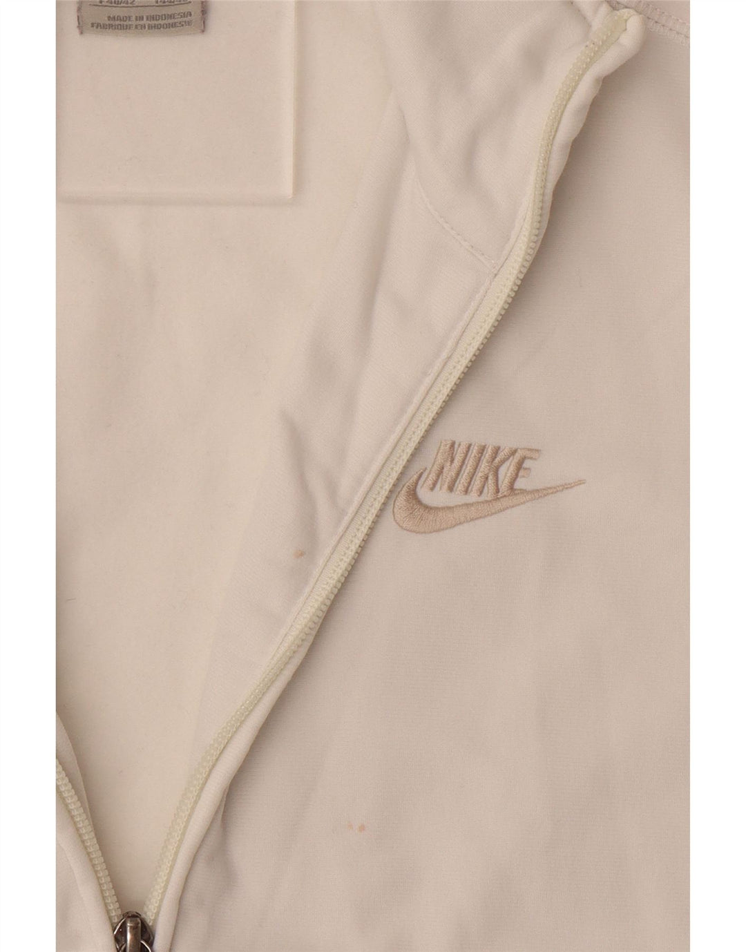 NIKE Womens Tracksuit Top Jacket UK 10/12 Medium White Colourblock Vintage Nike and Second-Hand Nike from Messina Hembry 
