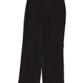J. CREW Calça Chino Feminina Reta US 6 Médio W30 L31 Poliéster Preto