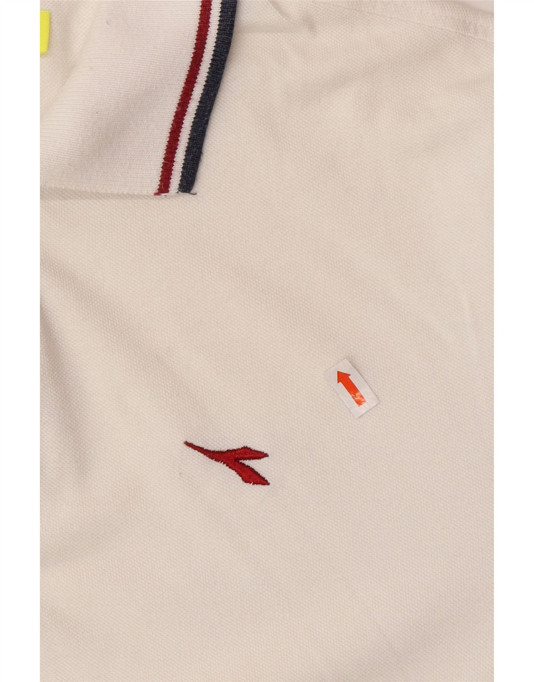Camisa polo masculina DIADORA algodão branco médio