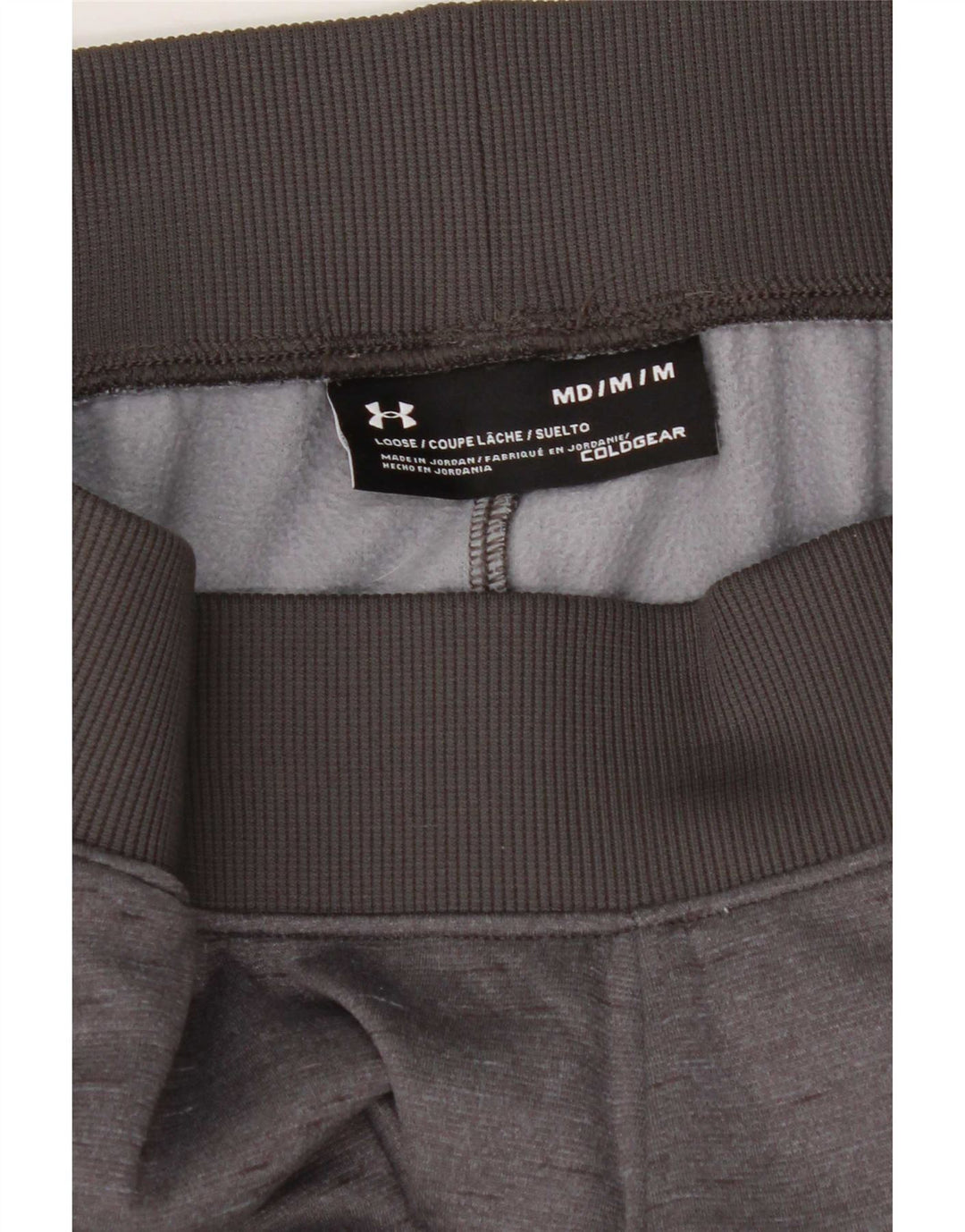 Calça de treino masculina Under Armour Cold Gear joggers cinza médio manchado