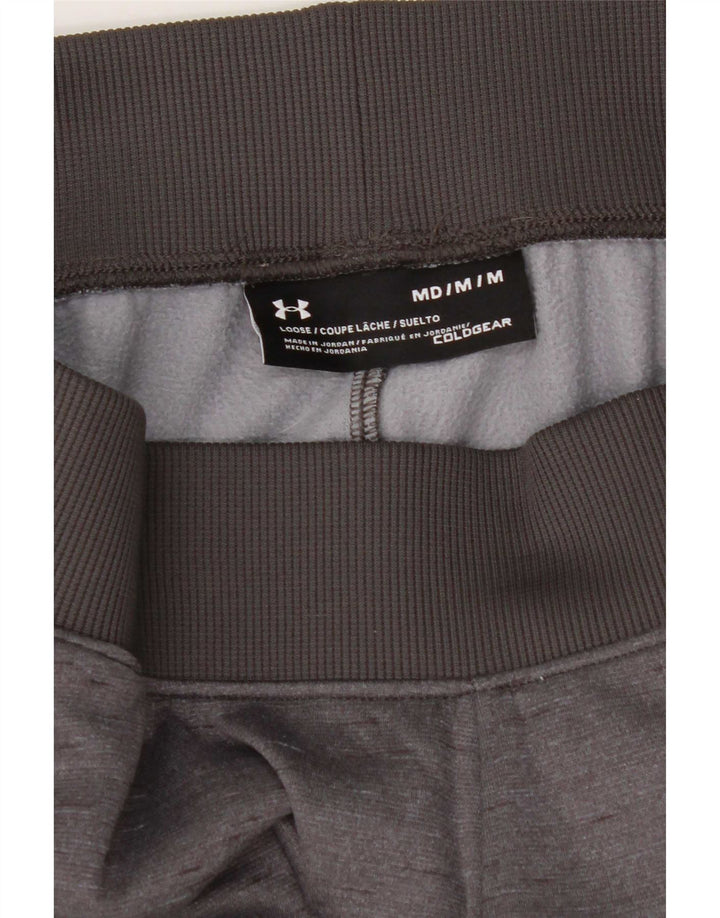 Calça de treino masculina Under Armour Cold Gear joggers cinza médio manchado