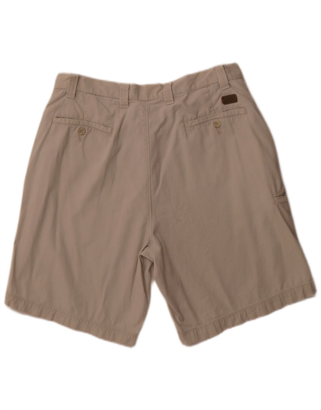 Shorts cargo feminino DOCKERS com ajuste relaxado W34 grande algodão bege