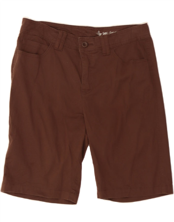LEE Womens Classic Fit Casual Shorts US 12 Large W34  Brown Cotton Vintage Lee and Second-Hand Lee from Messina Hembry 