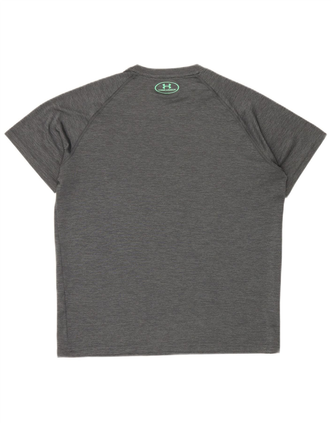 Camiseta masculina UNDER ARMOUR grande cinza manchada