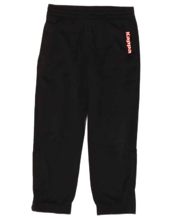 Kappa Boys Graphic Calças de treino joggers 5-6 anos preto