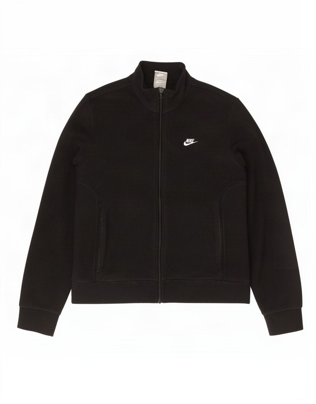 Jaqueta Nike Feminina Fleece UK 14/16 Grande Preta