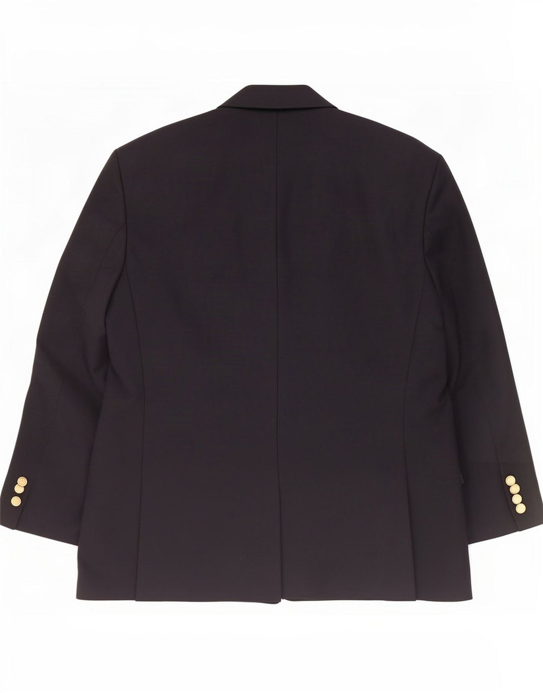 Jaqueta blazer masculina St Michael curta com peito duplo Reino Unido 40 médio azul marinho