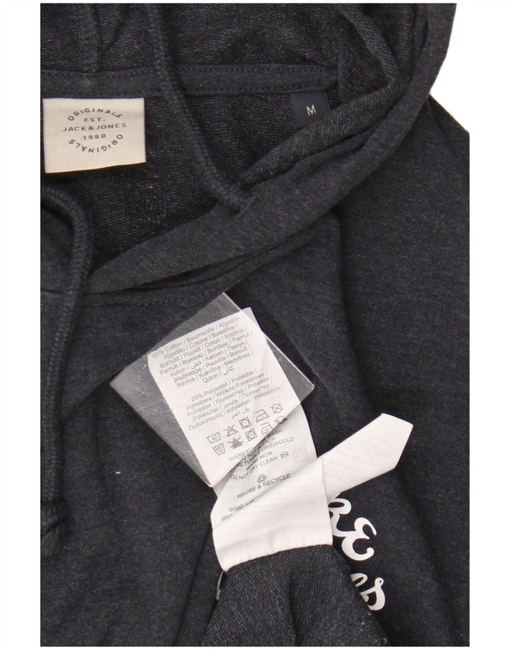 Jack & Jones moletom com capuz masculino médio algodão azul marinho