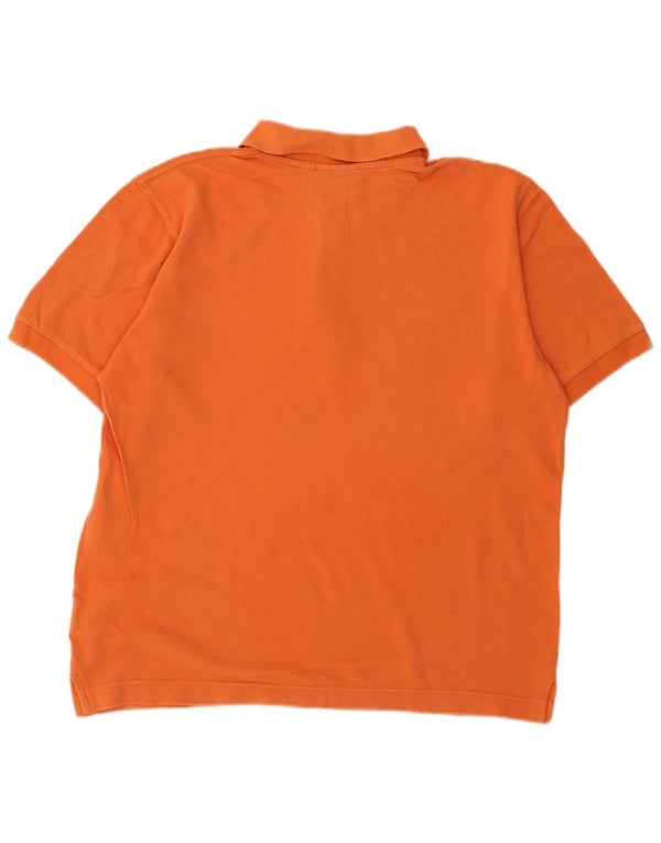 Camisa polo masculina Lotto grande algodão laranja