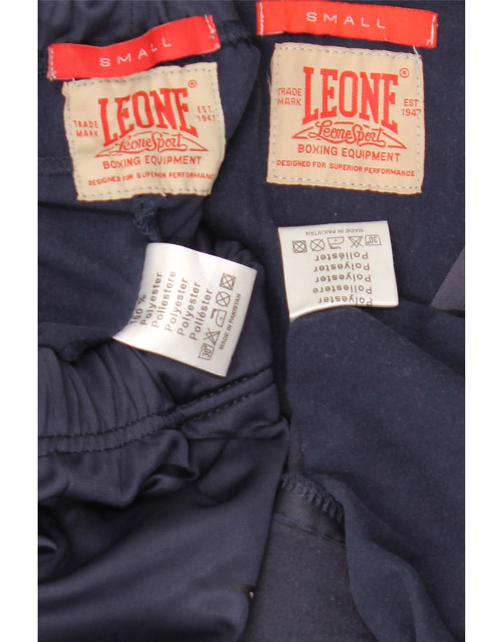 Leone Mens Graphic Hooded Full Tracksuit Pequeno Poliéster Azul Marinho